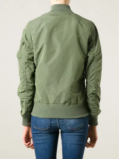 Alpha Industries Bomber Jacket In Green