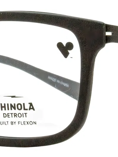 Shinola 37000 Rectangle-frame Glasses In Black