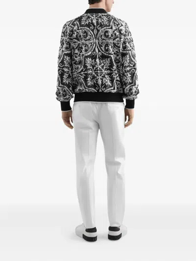 Dolce & Gabbana Dart-detail Tailored Trousers In White