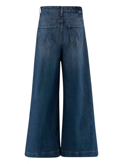 Mother Jeans Headliner Sneak In Cotton In Blue