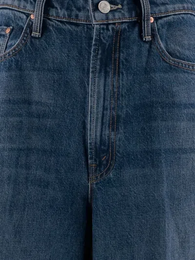 Mother Jeans Headliner Sneak In Cotton In Blue