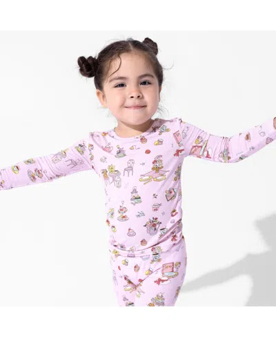 Bellabu Bear Kids' Tea Party Set Of 2 Piece Pajamas