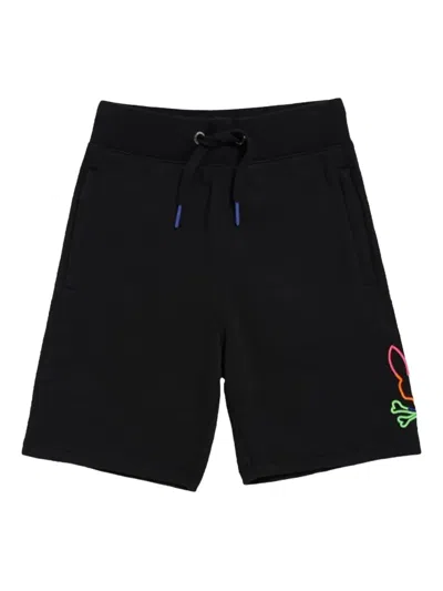 Psycho Bunny Leo Bunny Shorts In Black