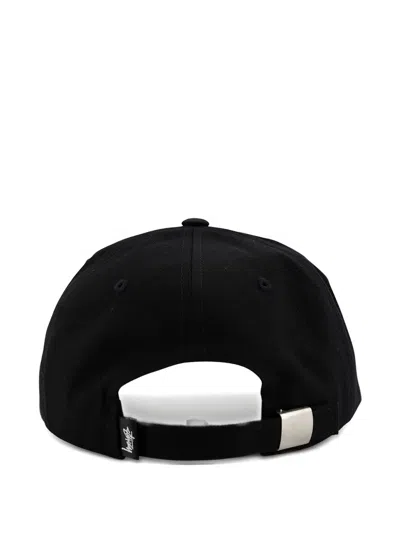 Stussy Embroidered Cap In Black