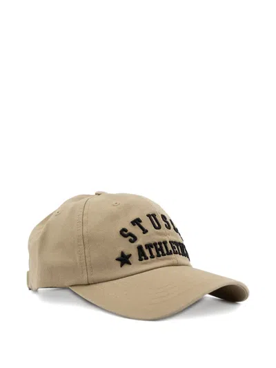 Stussy Embroidered Cap In Neutral