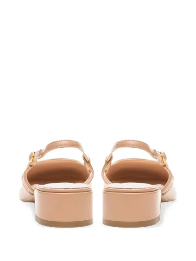 Poche Paris Block-heel Slingback Pumps