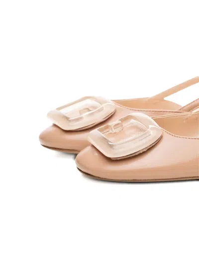 Poche Paris Block-heel Slingback Pumps