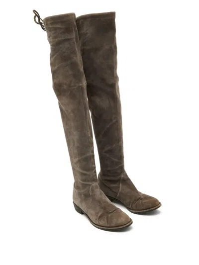 Pre-owned Stuart Weitzman  Suede Boots