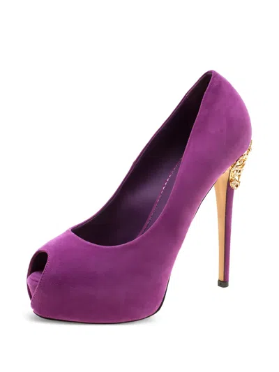 Pre-owned Le Silla 2024  140mm Open-toe Pumps