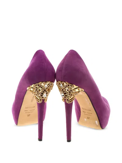 Pre-owned Le Silla 2024  140mm Open-toe Pumps