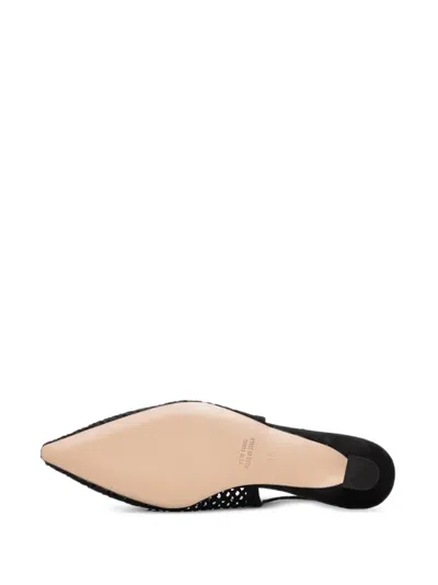 Poche Paris Perforated Slingback Flat Pumps