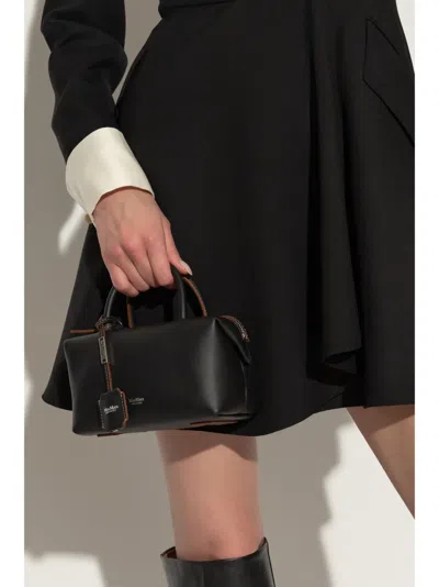 Max Mara Logo-print Leather Tote Bag