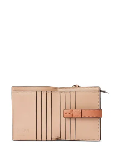 Loewe Logo-debossed Wallet In Brown