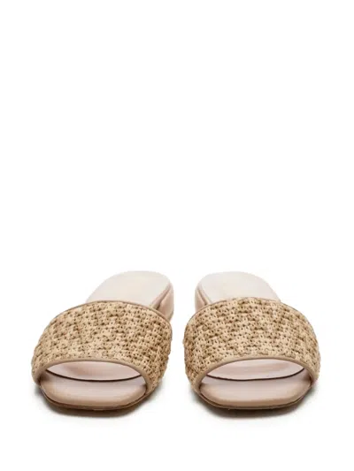 Poche Paris Woven Flat Sandals