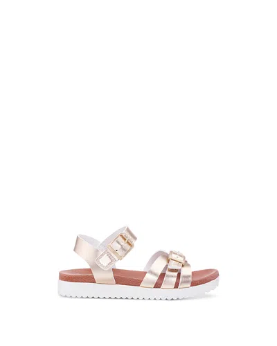 Nina Toddler Girls Lacey Season Fastening Strap Sandals In Pink