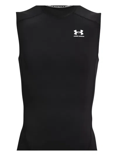 Under Armour Logo-print Tank Top In Black