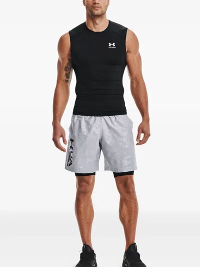 Under Armour Logo-print Tank Top In Black
