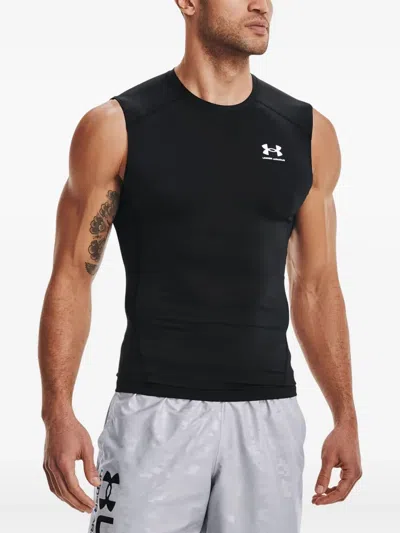 Under Armour Logo-print Tank Top In Black