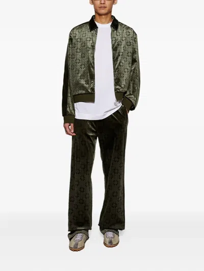 Givenchy Veste De Jogging En Velours Monogramme 72 In Green