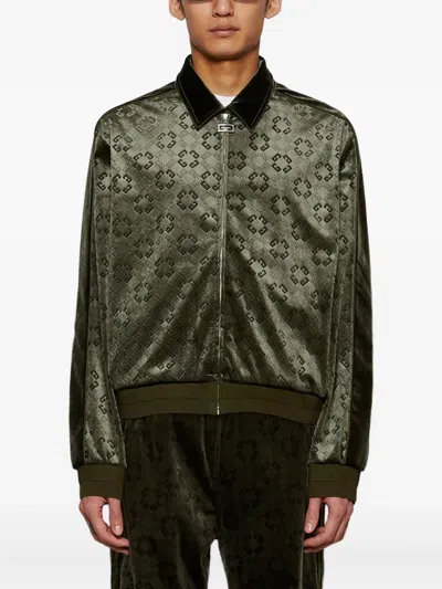 Givenchy Veste De Jogging En Velours Monogramme 72 In Green