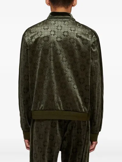 Givenchy Veste De Jogging En Velours Monogramme 72 In Green