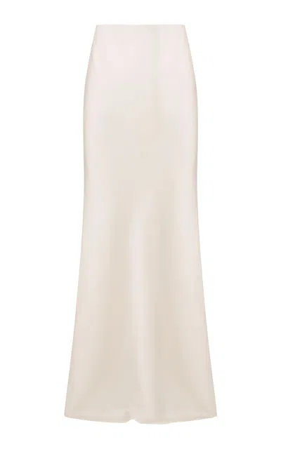 Loveshackfancy Maurine Slip Maxi Skirt In Animal Print