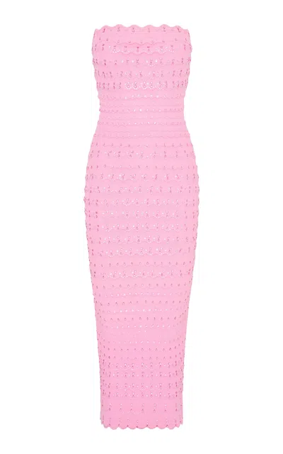 Loveshackfancy Eclipse Embellished Midi Dress