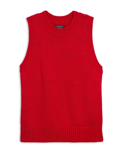 Vineyard Vines Tank Sweater In Red