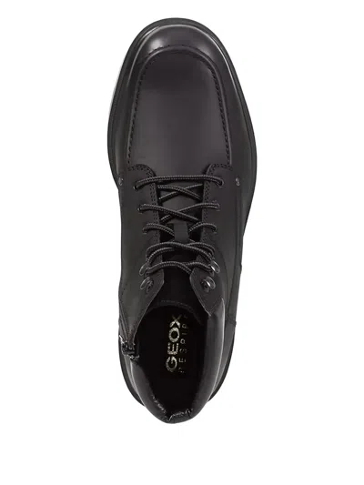 Geox Lace-up Boots In Black