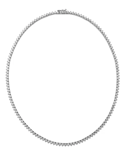 Bloomingdale's Fine Collection Diamond Tennis Necklace In 14k White Gold, 10.0 Ct. T. W.