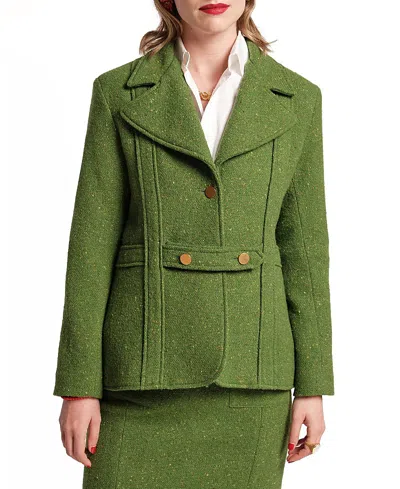 Frances Valentine Bobby Blazer In Green