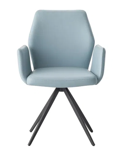 Acme Segismunda Arm Chair W/swivel In Blue