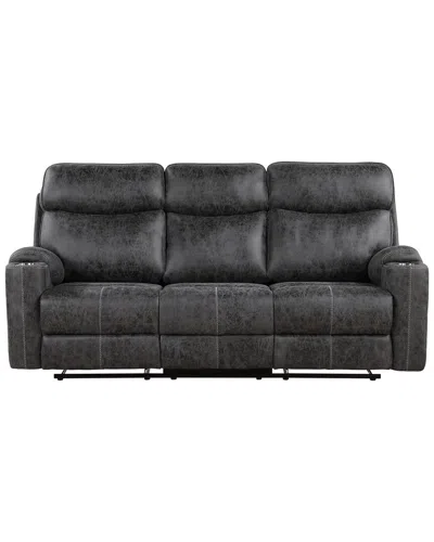Acme Hirah Motion Sofa In Black