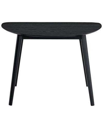 Acme Real Dining Table In Black