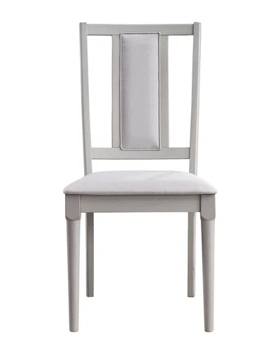 Acme Marta Side Chair (set-2) In White