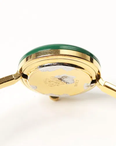 Gucci Change Bezel 26mm Ref 1100l Watch In Gold