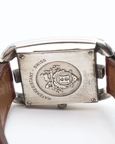 Pre-owned Hermes Hermès Cape Cod 23mm Silver Case Watch