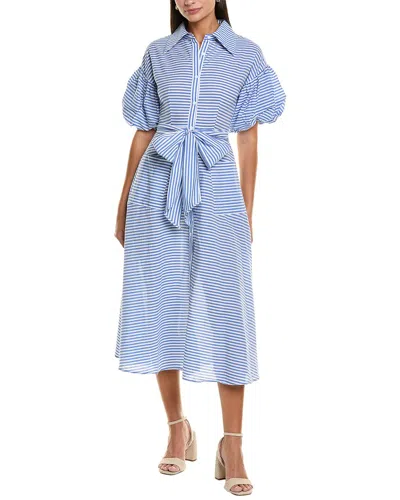 Maison Maar Midi Dress In Blue