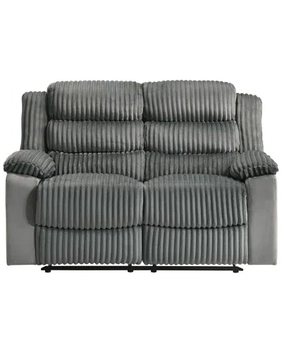 Acme Furniture Lesley Motion Loveseat In Blue