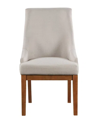 Acme Gilsea Side Chair (set-2), Fabric, Brown Synt