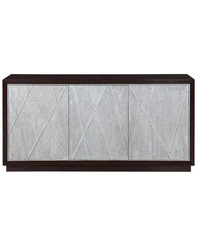Acme Furniture Geranio Console Cabinet In Gray