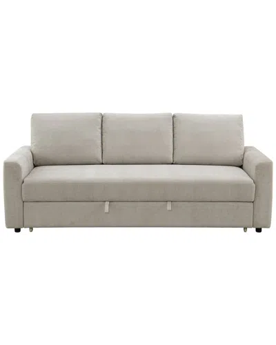 Acme Furniture Leira Sofa With Sleeper, Beige Linen In Neutral