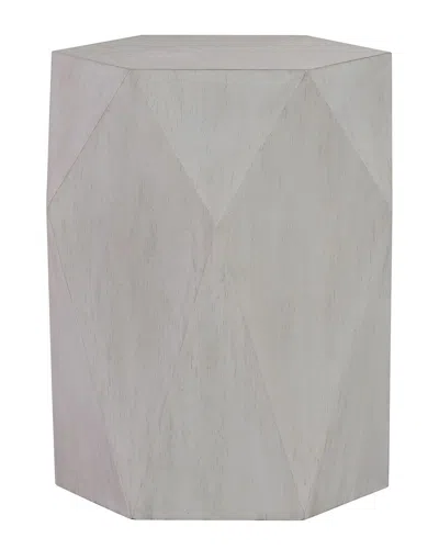 Acme Hanniel End Table, Antique White