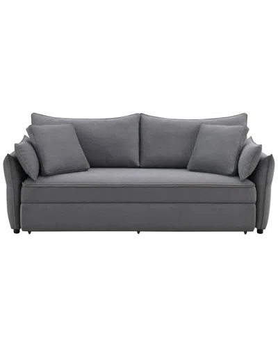 Acme Furniture Irina Sofa With Sleeper, Storage & 4 Pillows In Gray