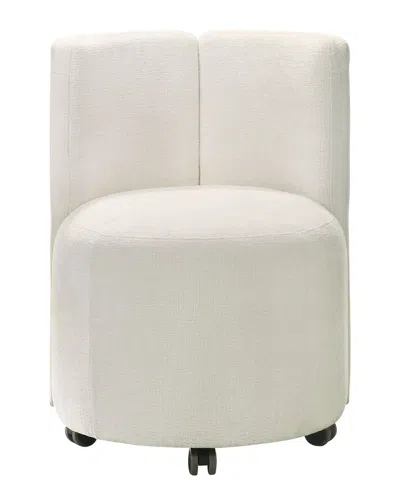 Acme Blayde Side Chair W/swivel (set-2), White Che