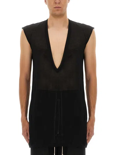 Rick Owens T-shirt Dylan In Black