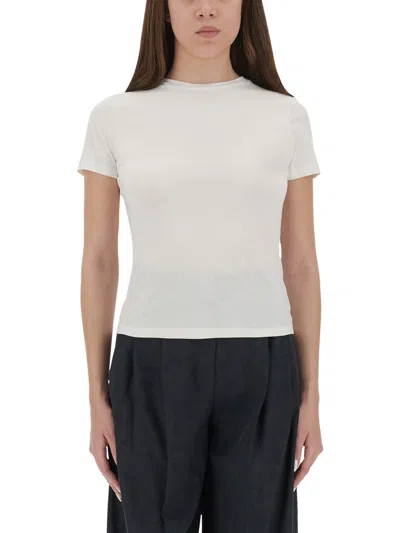 Theory Pima Cotton T-shirt In White