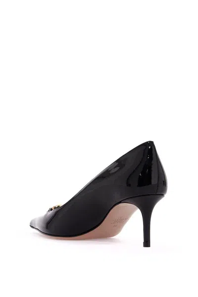 Valentino Garavani Woman Pumps Black Size 8 Leather In Black