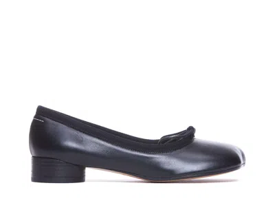Mm6 Maison Margiela Flat Shoes In Blue