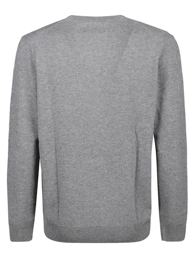 Polo Ralph Lauren Pony Embroidered Knit Jumper In Gray